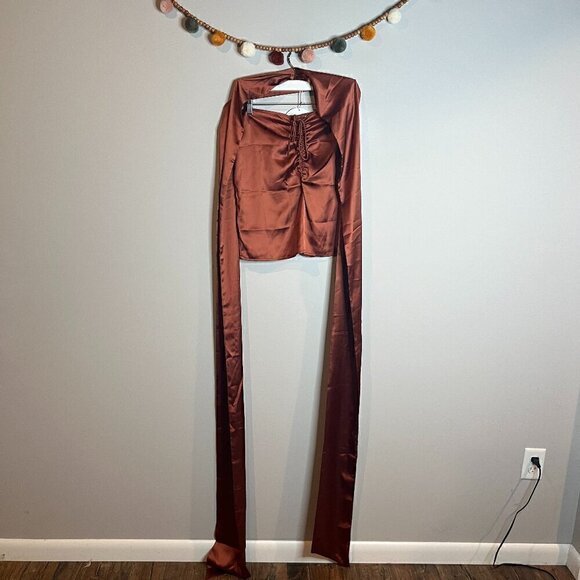 NWT Princess Polly 2 piece Sandstorm set in Rust - Picture 2 of 5